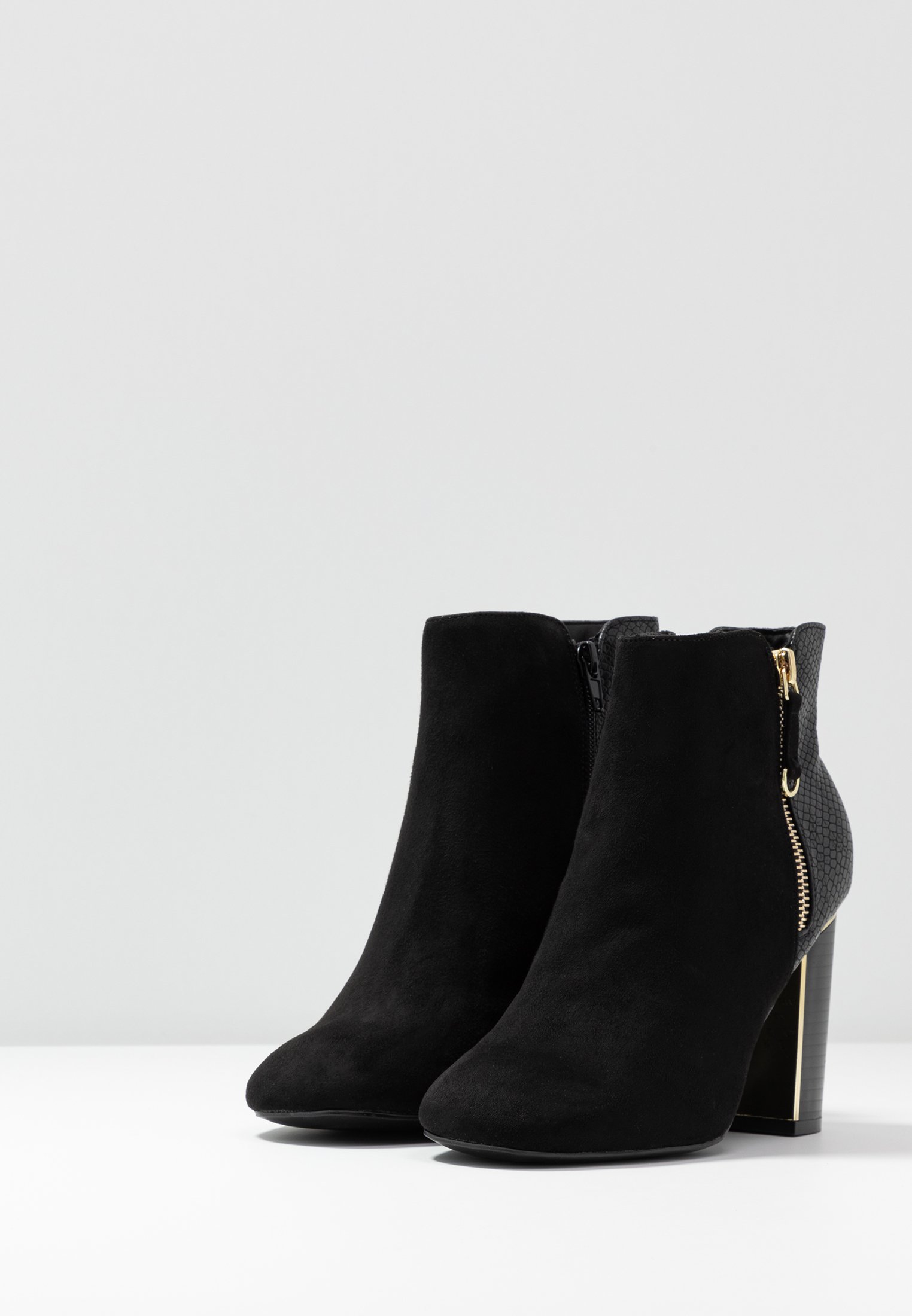 New Look BANDIT Enkellaarsjes met hoge hak black New Look BANDIT Enkellaarsjes met hoge hak black