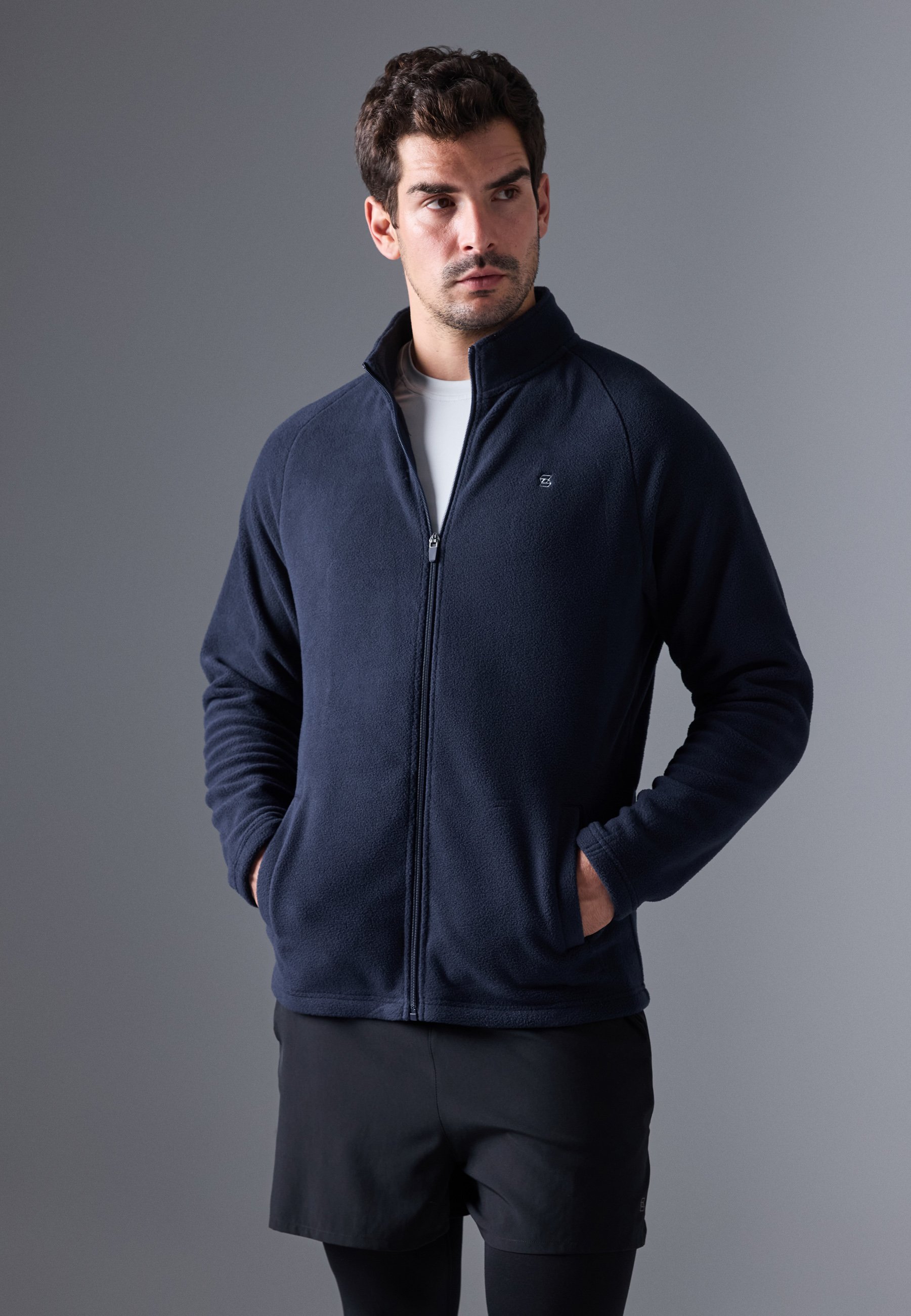 Pier One Sport By Zalando SPORTS FLEECE WITH POCKETS Fleecetakki Pier One Sport By Zalando SPORTS FLEECE WITH POCKETS Fleecetakki