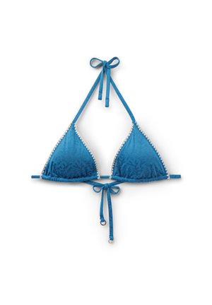 Calzedonia SEA CORALS TRIANGLE - Bikini pezzo sopra - blue