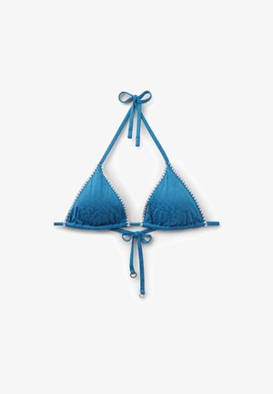 Calzedonia SEA CORALS TRIANGLE - Bikini pezzo sopra - blue