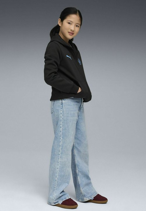 PUMA MANCHESTER CITY FTBLESSENTIALS - Sudadera con cremallera - black team light blue — foto 3