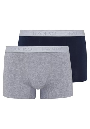 Hanro RETRO 2 PACK ESSENTIALS - Alushousut - light melange/deep navy