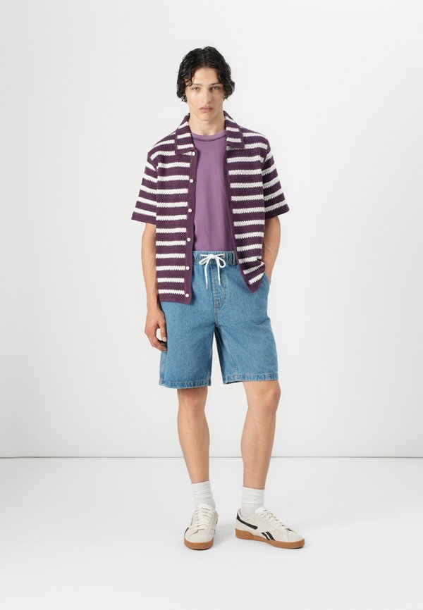 STRIPES RASCHEL SWOLO - Cardigan - purple4