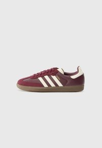 adidas Originals - SAMBA UNISEX - Trainers - maroon/off white/gum Thumbnail Image 1