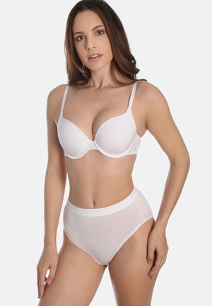 Sassa, 4ER SPARPACK SLIP MIDI LOVELY SKIN - Briefs - white white