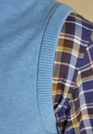 Tom Joule, REGULAR FIT - HILLSIDE QUARTER ZIP TANK - Jumper - light blue