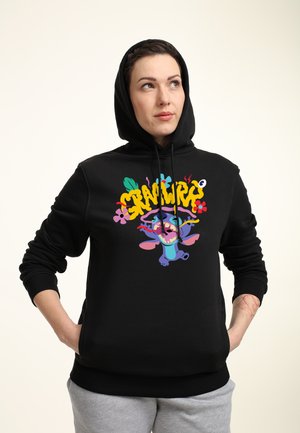 LILO & STITCH GRAAAWR STITCH - Kapuzenpullover - black pure