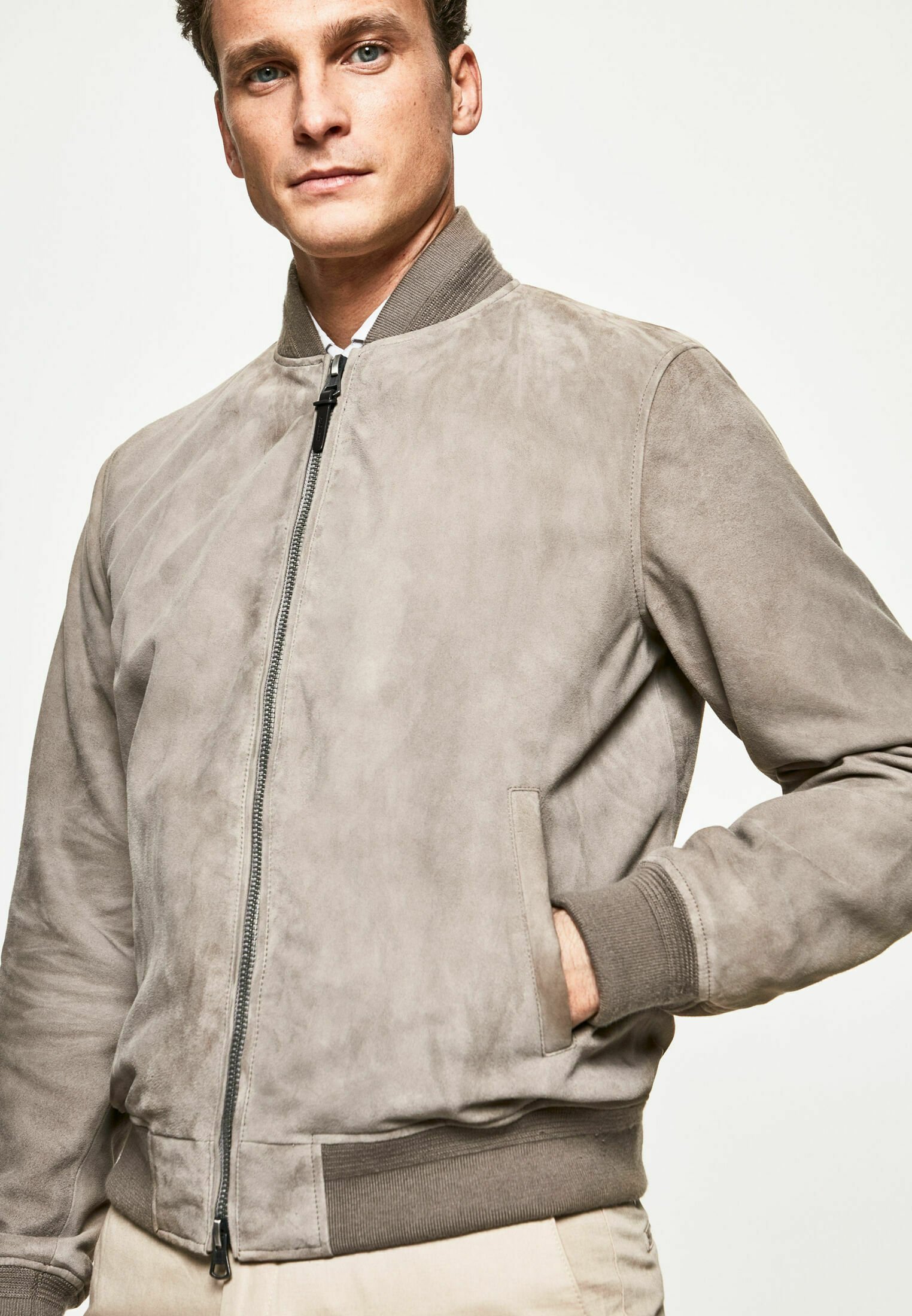 hackett suede jacket