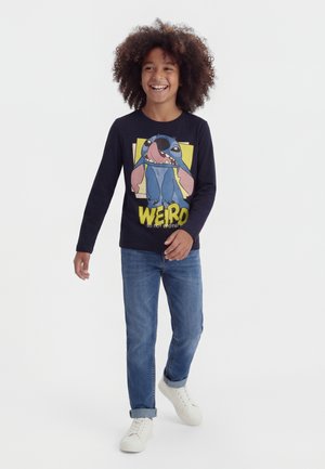 Name it NMMDIMITRI STITCH - Μπλούζα με μακριά μανίκια - navy blazer