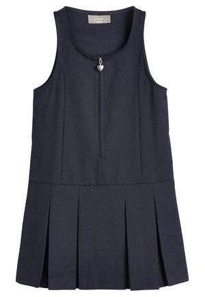 ZIP FRONT PINAFORE - Kasdienė suknelė - blue