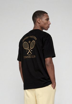 Sergio Tacchini, BRITPOP T-SHIRT - T-shirt imprimé - black mojave desert