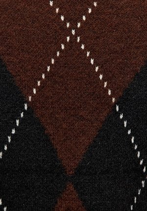 LOAVIES, FIRE IN THE COLD - Pullover - checks   brown