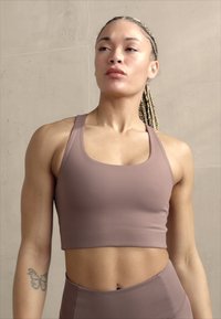 Girlfriend Collective PALOMA BRA - Sportski grudnjak sa srednje jakom potporom - porcini