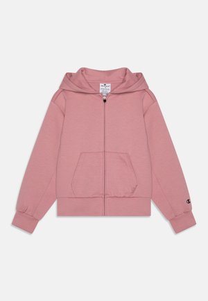 Felpa con zip - light red