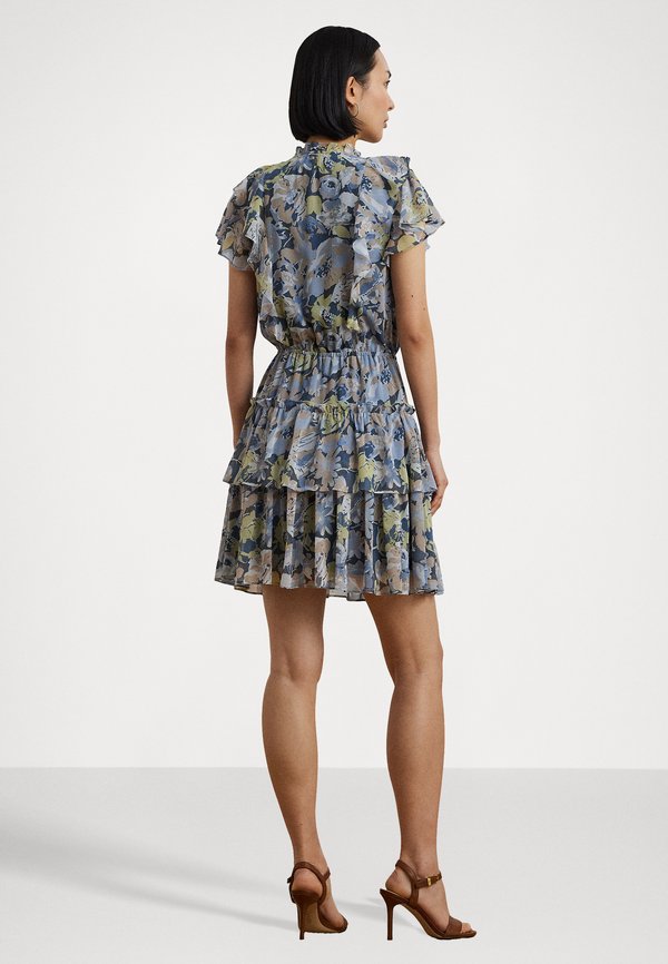 FLORAL RUFFLE TRIM GEORGETTE DRESS - Day dress3