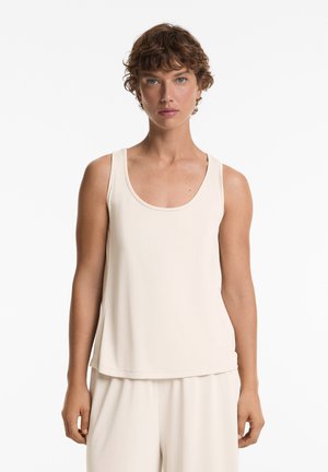 SOFT TOUCH VEST - Top - camel