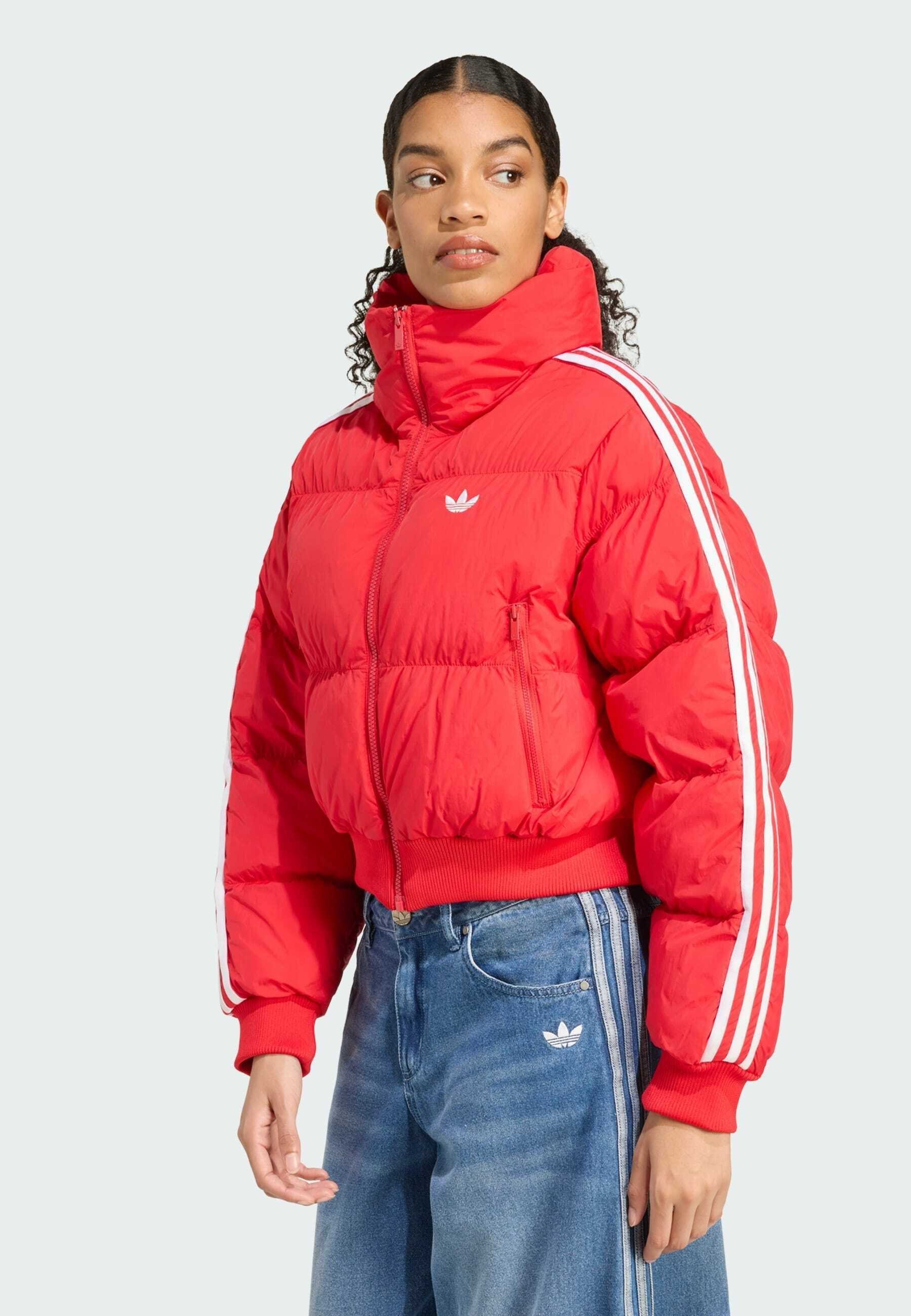 adidas Originals CROPPED - Winter jacket - better scarlet/red 