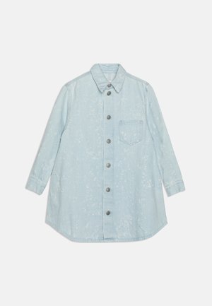 MM6 Maison Margiela LONG SHIRT DRESS - Denimové šaty - blue denim