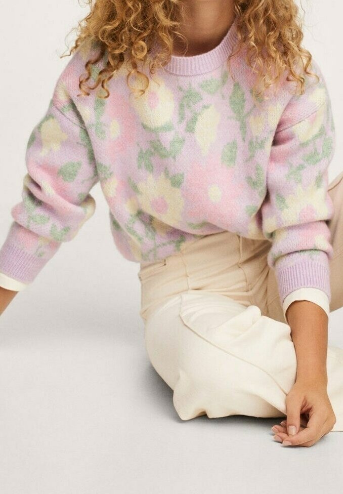 Pull NEXT Fille 8 Ans – Violet, Coton, Manches Longues – Bon état