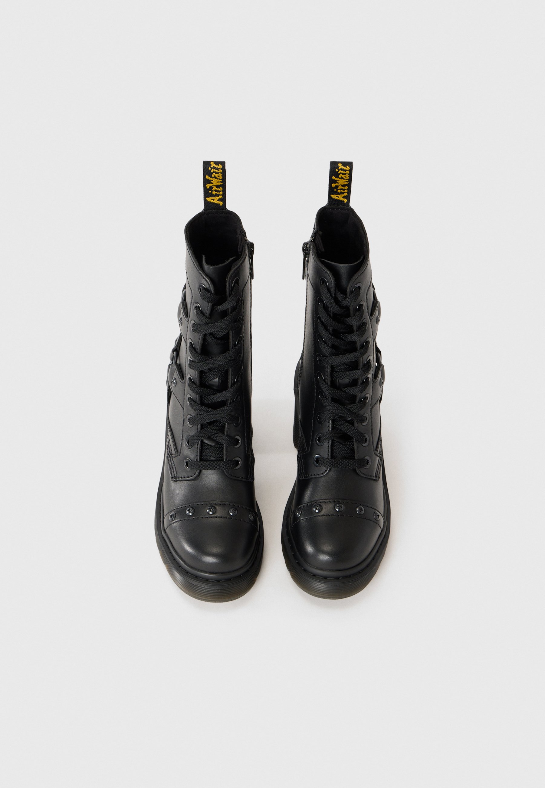 Dr. Martens CHESNEY HRNS - High heeled ankle boots - black
