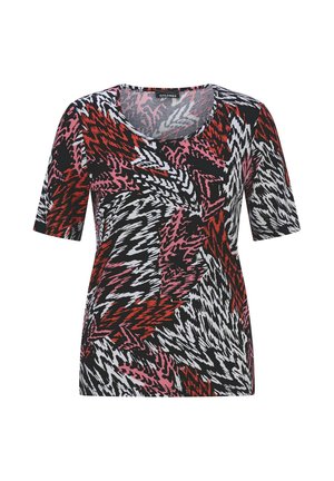 GOLDNER, PETITE - T-shirt print - black   red   patterned