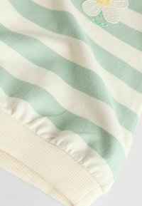 Next SET - Mikina - green white stripe flower