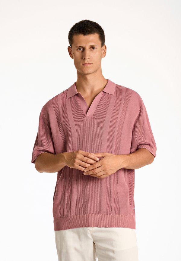 Polo shirt - dusty rose