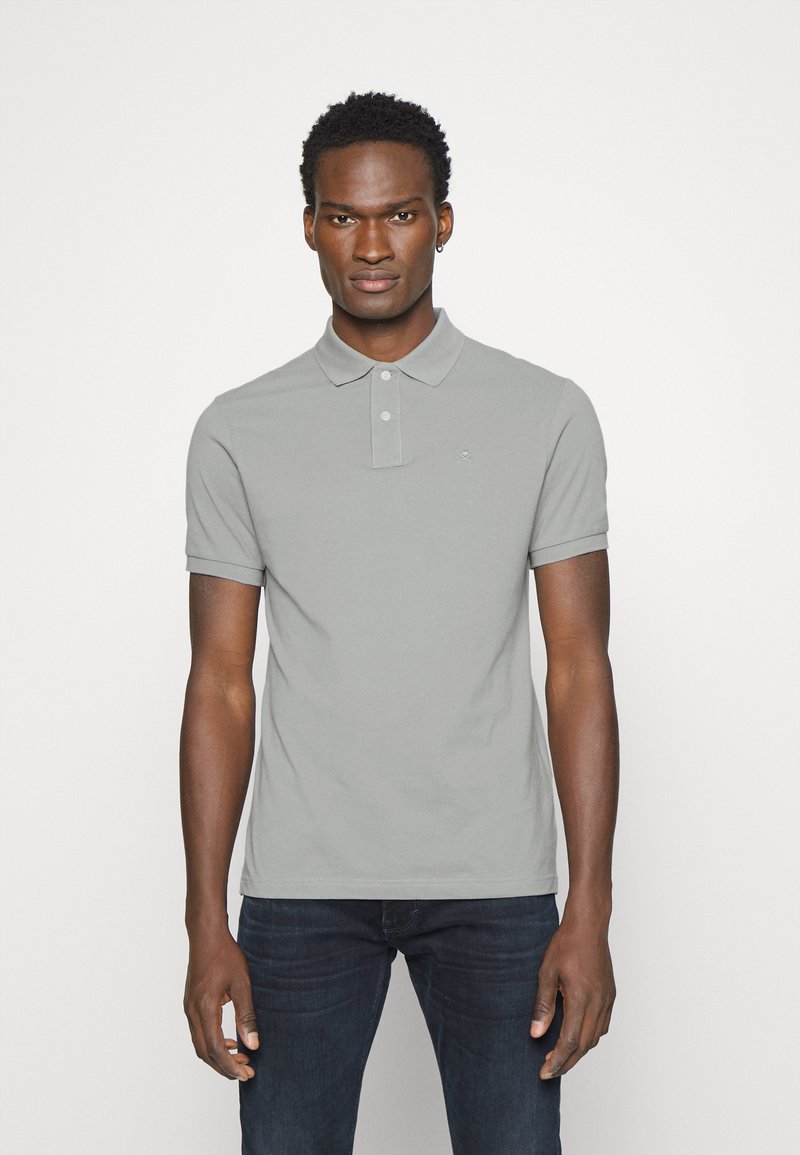 Hackett London SLIM FIT LOGO - Polo - sharkskin