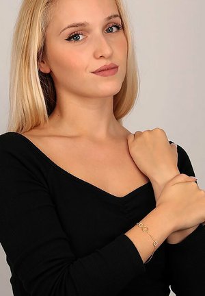 CHRIST ZIRKONIA - Armband - gold-coloured