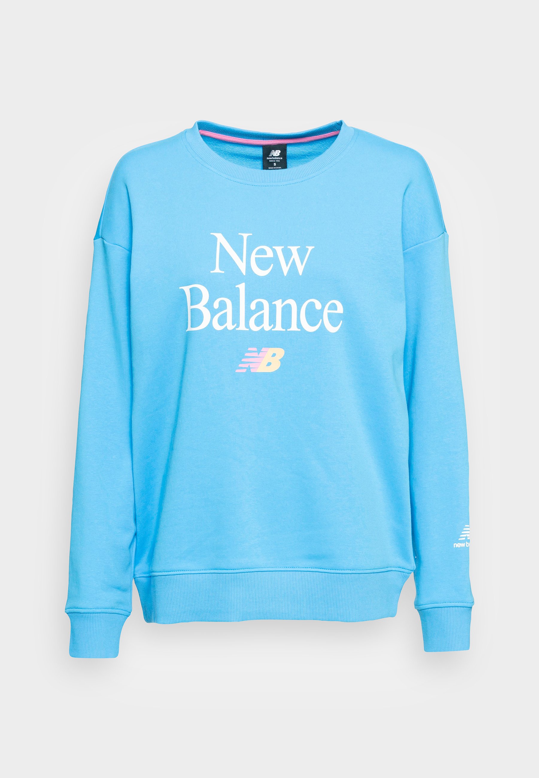 New Balance Essentials Celebrate Fleece Women's Sweater Blue, M