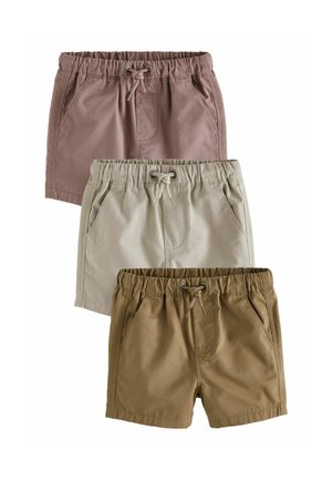Next 3 PACK - REGULAR FIT - Short - tan stone pink