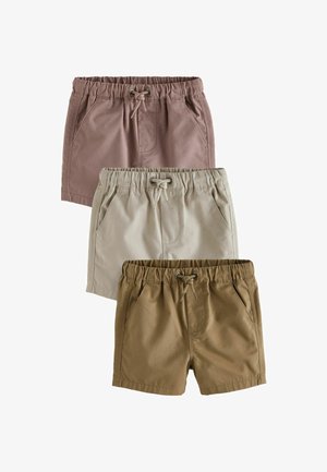 Next 3 PACK - REGULAR FIT - Kratke hlače - tan stone pink
