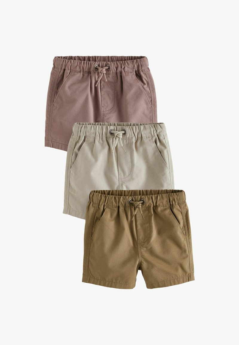 Next 3 PACK - REGULAR FIT - Šortky - tan stone pink