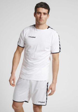 HMLAUTHENTIC - Print T-shirt - white