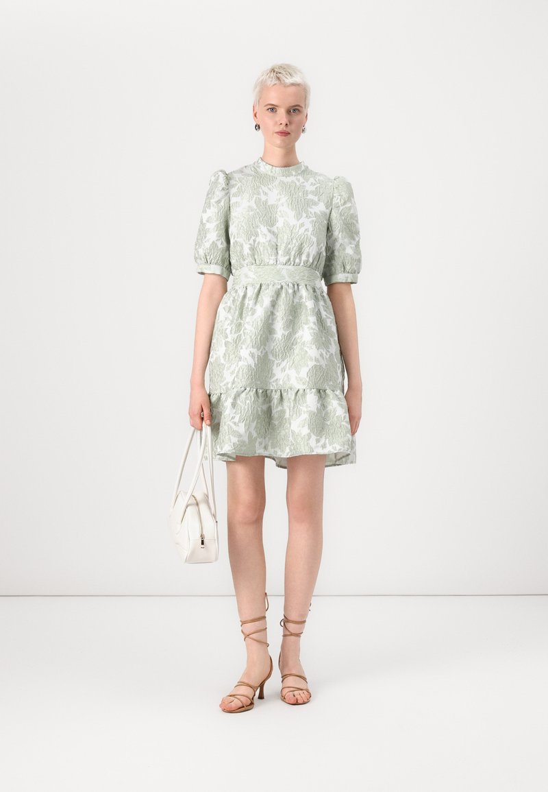 Vero Moda VMSULLE SHORT DRESS - Day dress - fog green/light green -  Zalando.ie