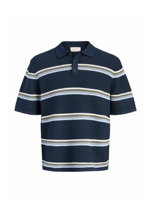 Jack & Jones Junior, Knitted Knitted Junior - Polosärk - sky captain