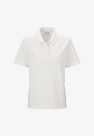 FALKE, BASIC BOXY PIQUE POLO - Poloshirt - white