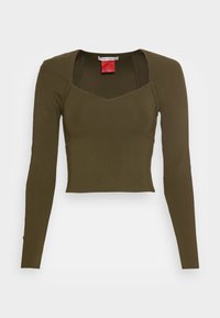Alice + Olivia Langarmshirt - olive