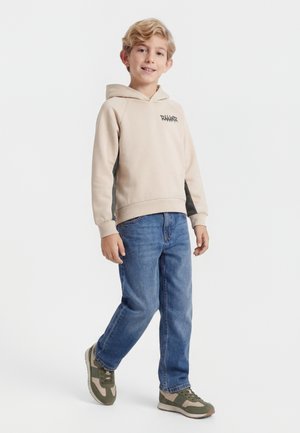 Name it NMMBENTU LS NREG - Mikina s kapucí - pumice stone