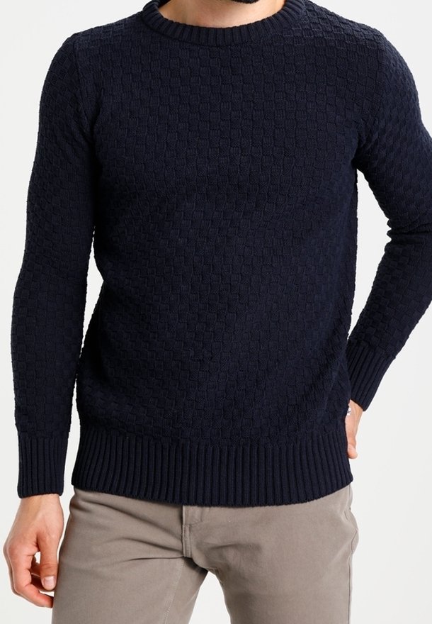 Kronstadt Stickad tröja - dark blue