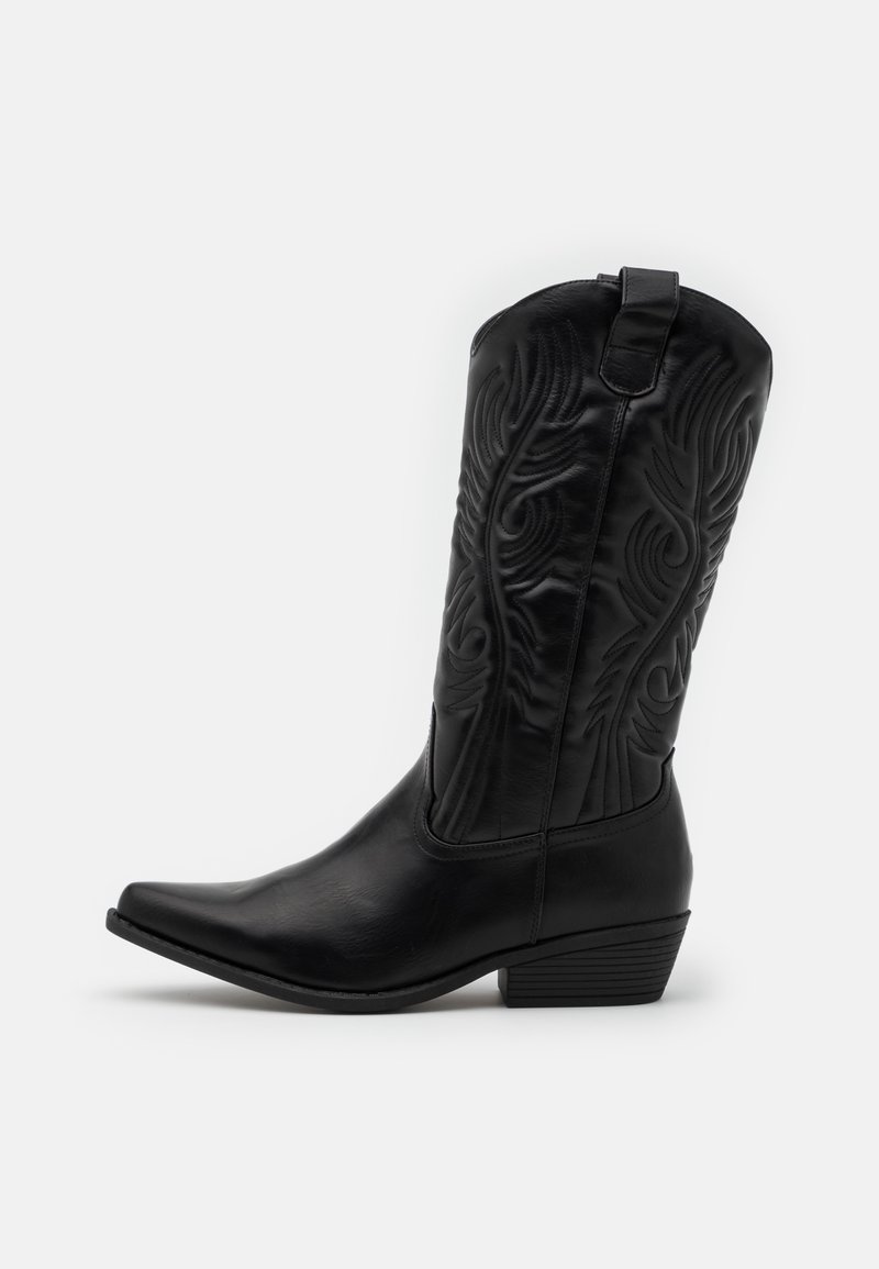 Rubi Shoes by Cotton On DEVON TALL WESTERN BOOT Cowboy/Bikerstiefelette black/schwarz