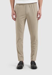 Pure Path REGULAR FIT SMART  - Trousers - taupe