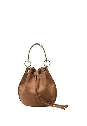 RIGID EYELET BUCKET - Käsilaukku - brown