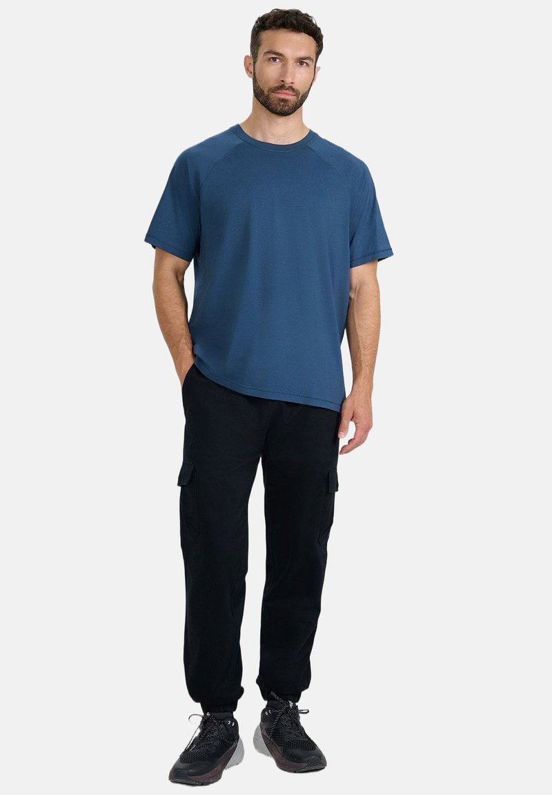 4F T-shirt basic donkerblauw