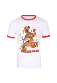 Henry Tiger Triko s potiskem - white red