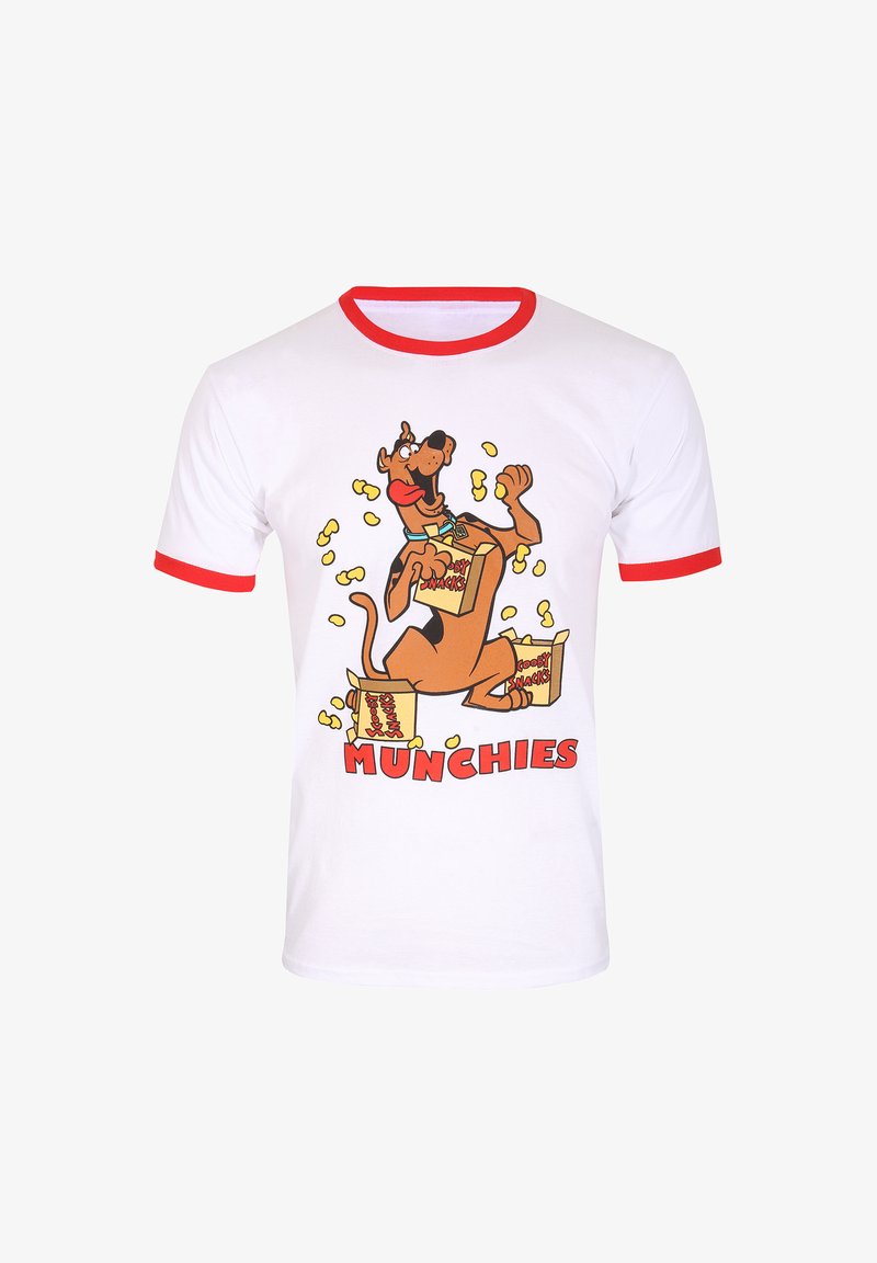Henry Tiger Triko s potiskem - white red