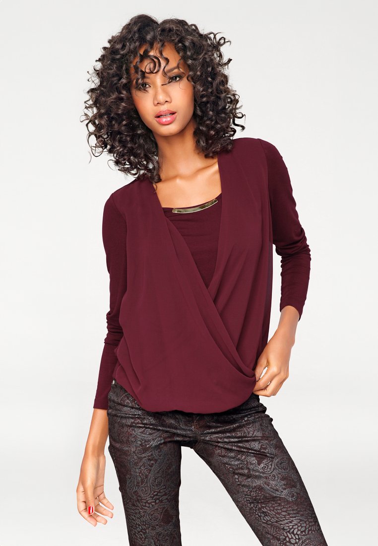 heine Longsleeve bordeauxrood heine Longsleeve bordeauxrood