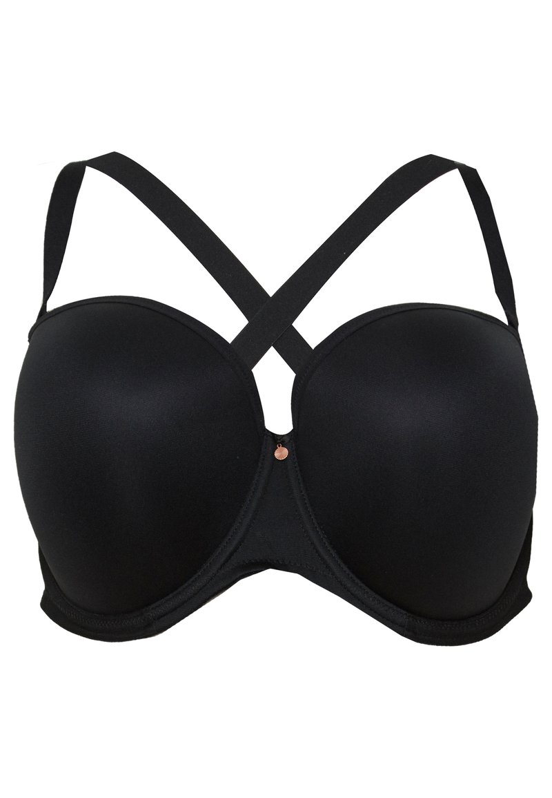Essentials Reggiseno Donna Demi Cup In Microfibra | Pacco Da 2 Con Spalline Regolabili