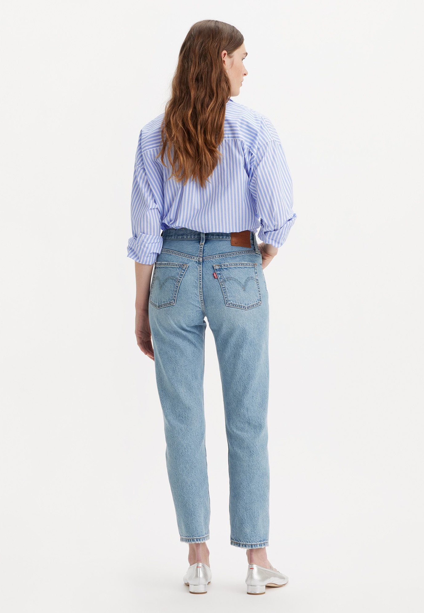 Levi's® 501® CROP - Jeansy Straight Leg/jasnoniebieski denim