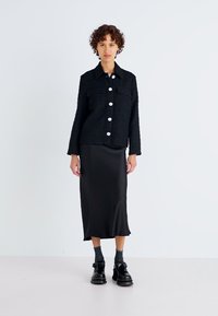 ONLY ONLSABRINA BOUCLE SHACKET - Jachetă de vară - black